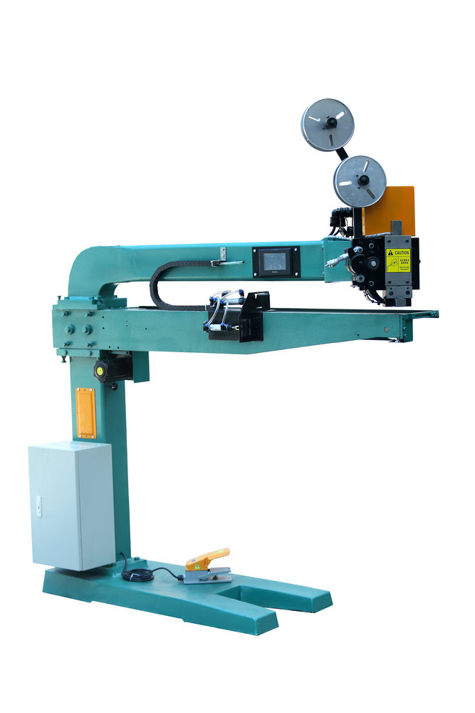 脚踏式双伺服钉箱机